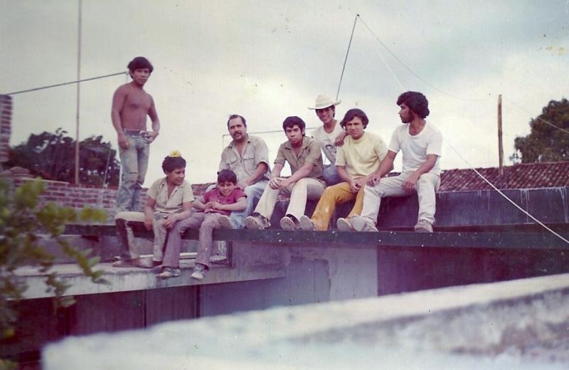 My family in Construction (I am the boy in the red shirt)